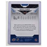 Brock Faber 2023-2024 Black Diamond Rookie Gems Upper Deck Extended Series No. BD-37