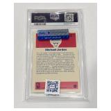 Michael Jordan Rookie 1986 Fleer Sticker No. 8, PSA Graded 6 EX-MT