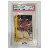Michael Jordan Rookie 1986 Fleer Sticker No. 8, PSA Graded 6 EX-MT