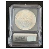 2007 Silver Eagle MS70 and Presidential Dollar MS65 ICG Set #150 of 895