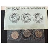 1980 Susan B. Anthony Dollar Set