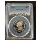 1989-S Washington Quarter Proof PCGS PR69 Deep Cameo