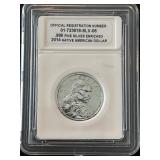 2014 Native American .999 Fine Silver Enriched Dollar