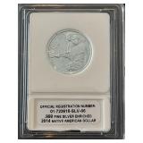 2014 Native American .999 Fine Silver Enriched Dollar
