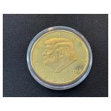 Gold Plated Donald Trump Medallion
