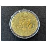 Gold Plated Donald Trump Medallion