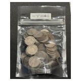 100 Liberty “V” Nickels