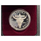 1982 Canada Silver Dollar Regina