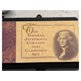 Thomas Jefferson Coinage and Currency Set