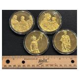 Gold Layered Collectible Medallions