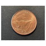 1 Ounce .999 Fine Copper Round