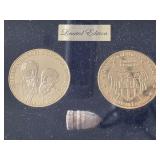 NRA Coins and Civil War .58 Caliber Bullet