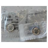 Kennedy Half Dollar and Silver Dimes