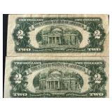 Red Seal $2 Dollar Notes