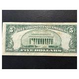 1950 C Green Seal $5 Dollar Federal Reserve Note