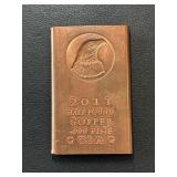 1/2 Pound .999 Fine Copper Bar