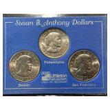 Susan B. Anthony First Year All Mint Dollar Set