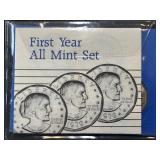 Susan B. Anthony First Year All Mint Dollar Set