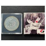 1997 Canada Silver Dollar Canada-Russia Hockey Series Coin