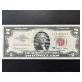 1963 A Red Seal $2 Dollar Note Uncirculated