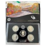 2013 America the Beautiful Quarter Silver Proof Set