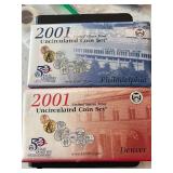 2001 P & D Mint Sets