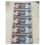 Bank of Iraq 5,000 Dinar Notes Uncirculated