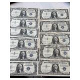 1957 Blue Seal $1 Dollar Silver Certificates