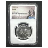 1963-D Mint Franklin Half Dollar MS64