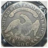 1830 Capped Bust Half Dollar
