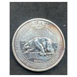 1.5oz .9999 Silver Canadian Wildlife Limited Edition Round (Beautiful Toning)