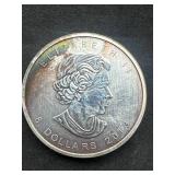 1.5oz .9999 Silver Canadian Wildlife Limited Edition Round (Beautiful Toning)