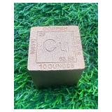Rare 10oz .999 Investment Grade Copper Cube