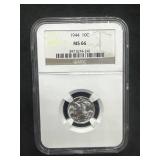 MINT 1944 Mercury Dime MS66