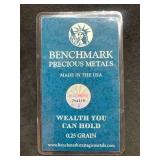 1/4 Grain .999 Fine Platinum Bar