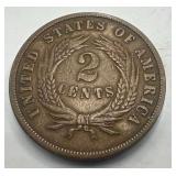 1868 Two Cent Piece