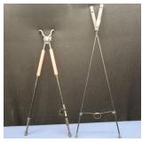 SWAGGER LITE SHOOTING STICKS + KNEELING SHOOTING STICKS + TIPTON BEST GUN VISE