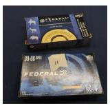 2 BOXES OF FEDERAL 30-06 150 GRAIN AMMO