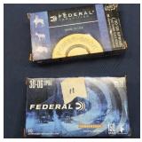 2 BOXES OF FEDERAL 30-06 150 GRAIN AMMO