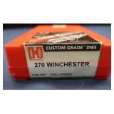HORNADY CUSTOM GRADE 270 WINCHESTER RELOADING DIES