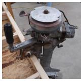 VINTAGE WIZARD 2HP OUTBOARD BOAT MOTOR