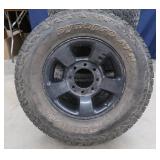 SET OF 4 TIRES. 2 HANKOOK, AND 2 GENERAL GRABBER