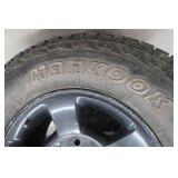 SET OF 4 TIRES. 2 HANKOOK, AND 2 GENERAL GRABBER