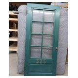 DOUBLE SOLID WOOD DOORS, FRAME, AND COOL HARDWARE