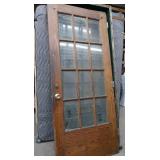 DOUBLE SOLID WOOD DOORS, FRAME, AND COOL HARDWARE