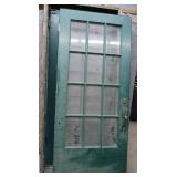 DOUBLE SOLID WOOD DOORS, FRAME, AND COOL HARDWARE