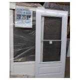 TWO NEW SCREEN DOORS, ONE OUT OF BOX