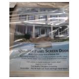 TWO NEW SCREEN DOORS, ONE OUT OF BOX