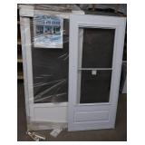 TWO NEW SCREEN DOORS, ONE OUT OF BOX