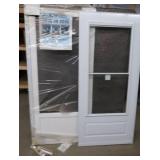 TWO NEW SCREEN DOORS, ONE OUT OF BOX